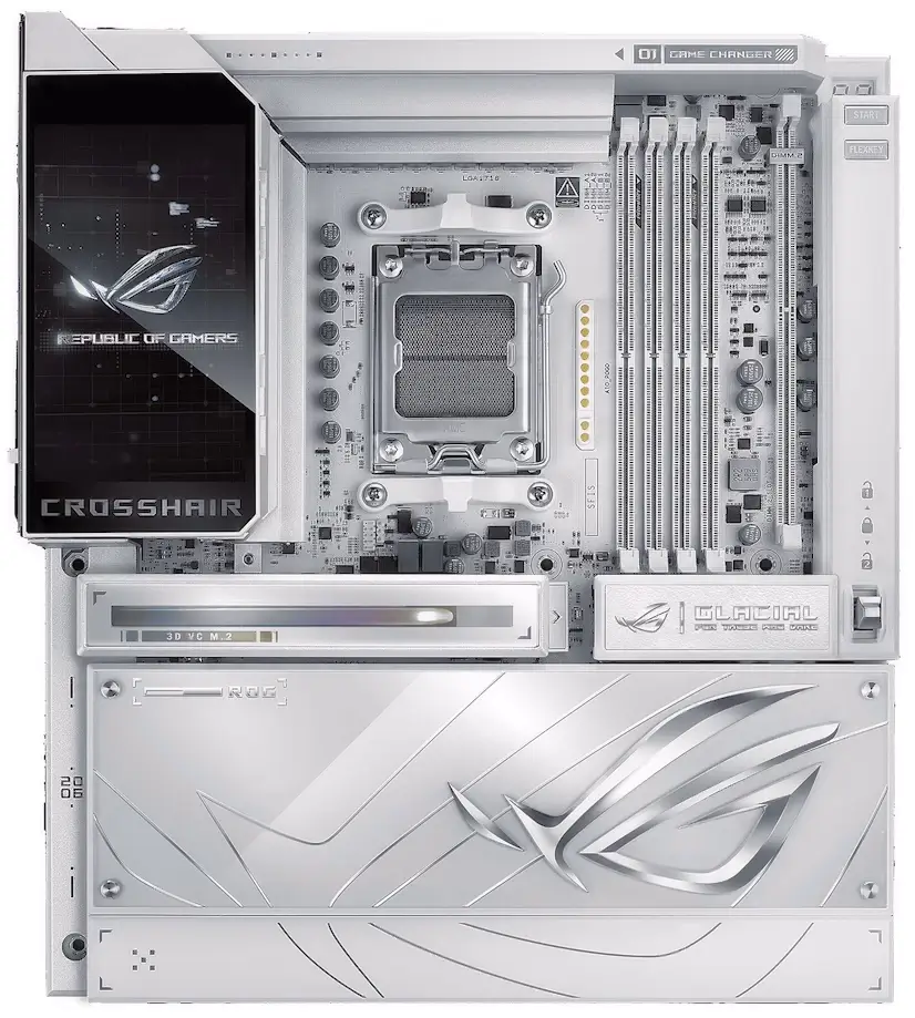 Montaje Placa Base ASUS ROG CROSSHAIR X870E GLACIAL El Coto El Casar Guadalajara El Coto El Casar Guadalajara PC - Montaje Placa Base ASUS ROG CROSSHAIR X870E GLACIAL El Coto El Casar Guadalajara